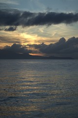 Sunrise at the beach of Mabini Batangas Philippines