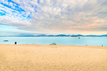 Beach in Gulangyu Island, Xiamen province, China