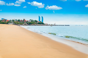 Beach in Gulangyu Island, Xiamen province, China