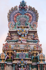 South Indian Temple Top Crown Design And Architecture Mamoothiamman Temple