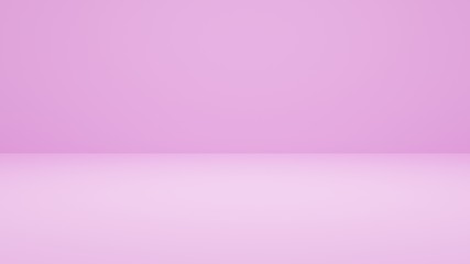 Obraz premium Empty pink background and spotlight with studio for showing or design.