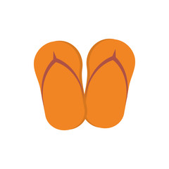 flip flops accessory australia icon on white background