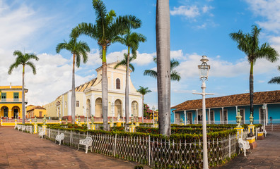 Fototapeta na wymiar Cuba Trinidad Plaza Mayor
