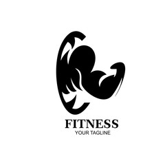 Gym logo, fitness vector logo design template,design for gym and fitness vector