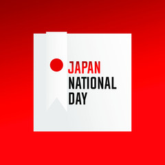 japan national day poster design illustration