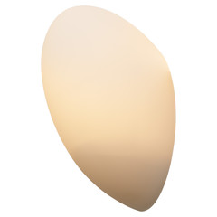 Wall lamp in vintage style on an isolated white background.