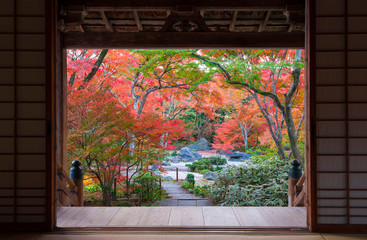 京都　宝筐院（ほうきょういん）の紅葉