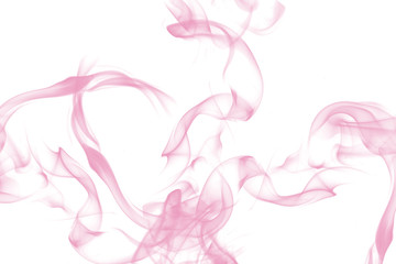Obraz na płótnie Canvas pink smoke with white background