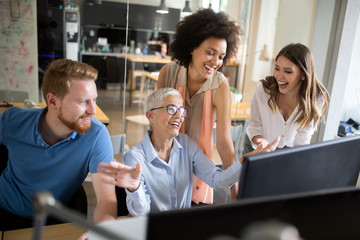 Entrepreneurs and business people conference in meeting room