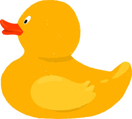 Baby duck for baby games. Gift for newborn. Duck for bath