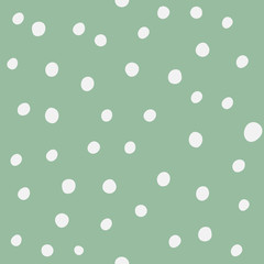 Cozy vector seamless pattern for your design. Polka dots. Minimalism, Doodle. - 315289389