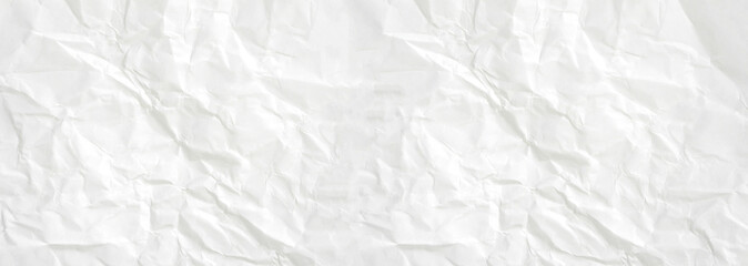 Paper texture Crumpled White.Top view.