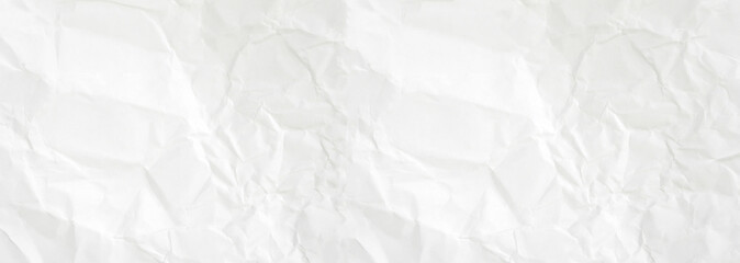 Paper texture Crumpled White.Top view.