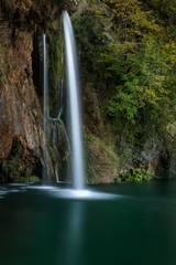Fototapeta na wymiar Krka Plitvice National Park - Cascade - Croatie
