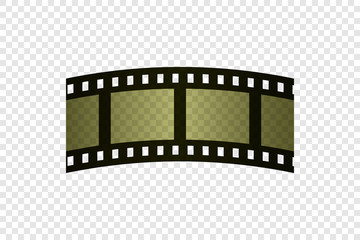 Obraz premium Film strip retro sepia.