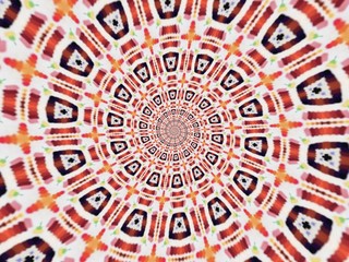 Colorful digital graphic kaleidoscope symmetry mandala style in laser light sunray trial pattern, Tie Dye , spiderweb art abstract background for art projects, banner, business,   card, 3D, template