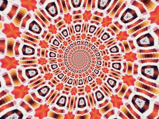 Colorful digital graphic kaleidoscope symmetry mandala style in laser light sunray trial pattern, Tie Dye , spiderweb art abstract background for art projects, banner, business,   card, 3D, template