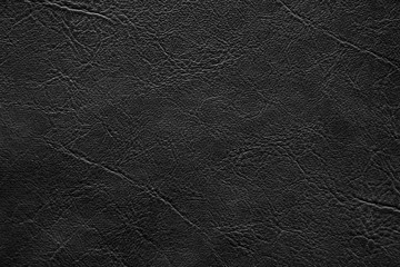 Black leather texture and background