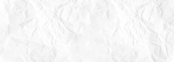 Paper texture Crumpled White.Top view.