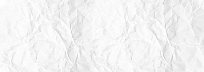 Paper texture Crumpled White.Top view.