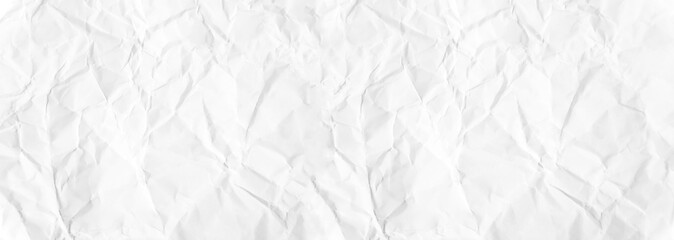 Paper texture Crumpled White.Top view.