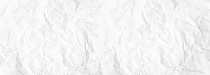 Paper texture Crumpled White.Top view.