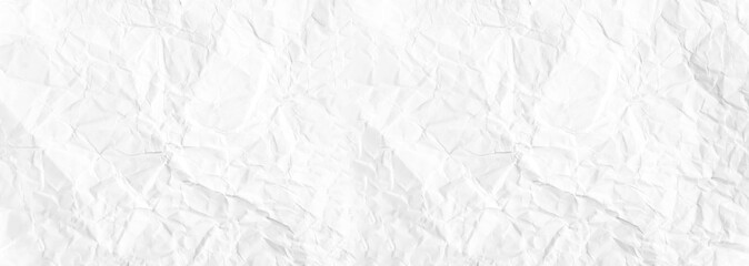 Paper texture Crumpled White.Top view.
