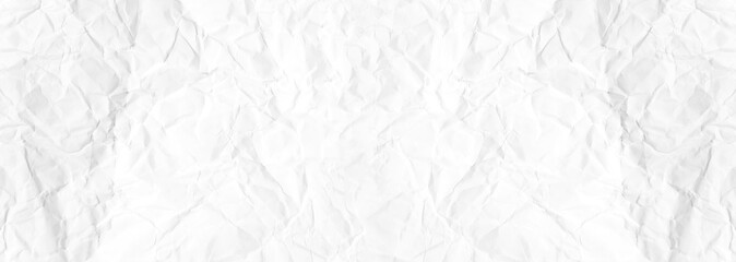 Paper texture Crumpled White.Top view.
