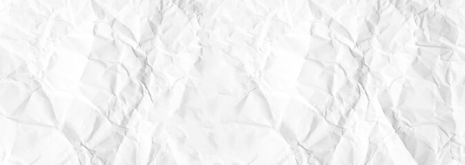 Paper texture Crumpled White.Top view.