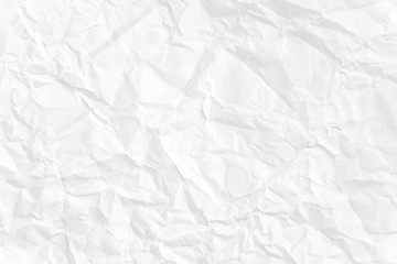 Paper texture Crumpled White.Top view.