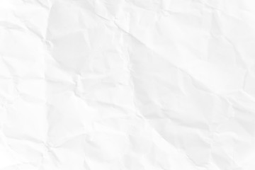 Paper texture Crumpled White.Top view.