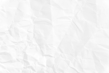 Paper texture Crumpled White.Top view.