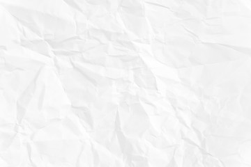 Paper texture Crumpled White.Top view.
