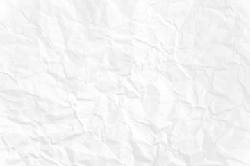 Paper texture Crumpled White.Top view.