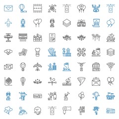 Fototapeta premium air icons set