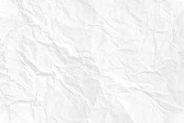 Paper texture Crumpled White.Top view.