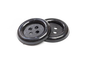 Buttons for clothes on white background using for concept of Button Day. - Image