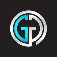 GG Initial logo linked circle monogram