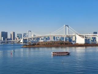 Rainbow Bridge, Minato City, Tokyo