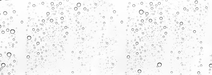 Obraz premium Rain drops on window glasses surface Natural Pattern of raindrops. Natural pattern of raindrops on white background for your design.