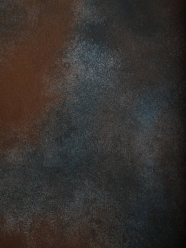Rust old heavily worn black concrete texture or background. With place for text and image