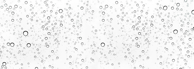 Rain drops on window glasses surface Natural Pattern of raindrops. Natural pattern of raindrops on white background for your design.