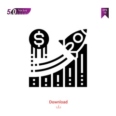 Outline startup icon. startup icon vector isolated on white background. Graphic design, material-design, business-motivation icons, mobile application, logo, user interface. EPS 10 format vector