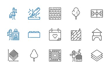texture icons set