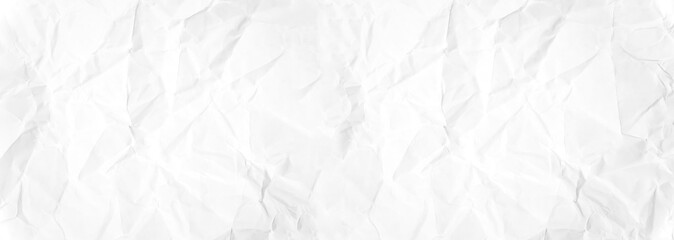 Obraz premium Tekstura papieru zmięty biały. Widok z góry.