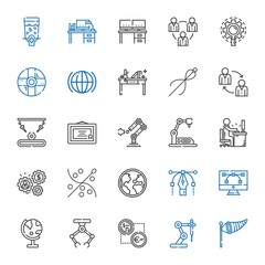 lined icons set