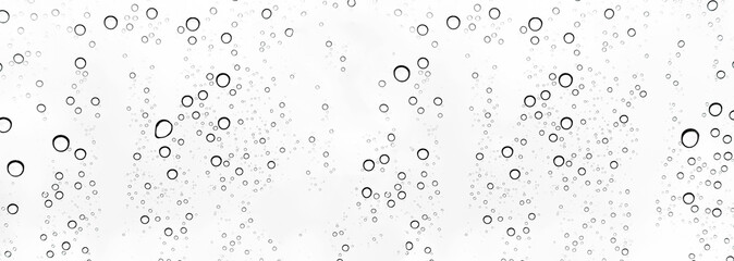 Rain drops on window glasses surface Natural Pattern of raindrops. Natural pattern of raindrops on white background for your design.