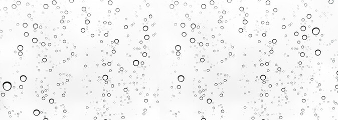 Rain drops on window glasses surface Natural Pattern of raindrops. Natural pattern of raindrops on white background for your design.