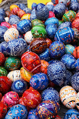 Fototapeta na wymiar color easter eggs