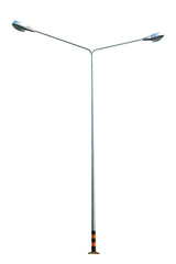 street lamp isolated on white background